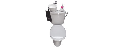 WiCi Concept, kit lave-mains adaptable sur WC